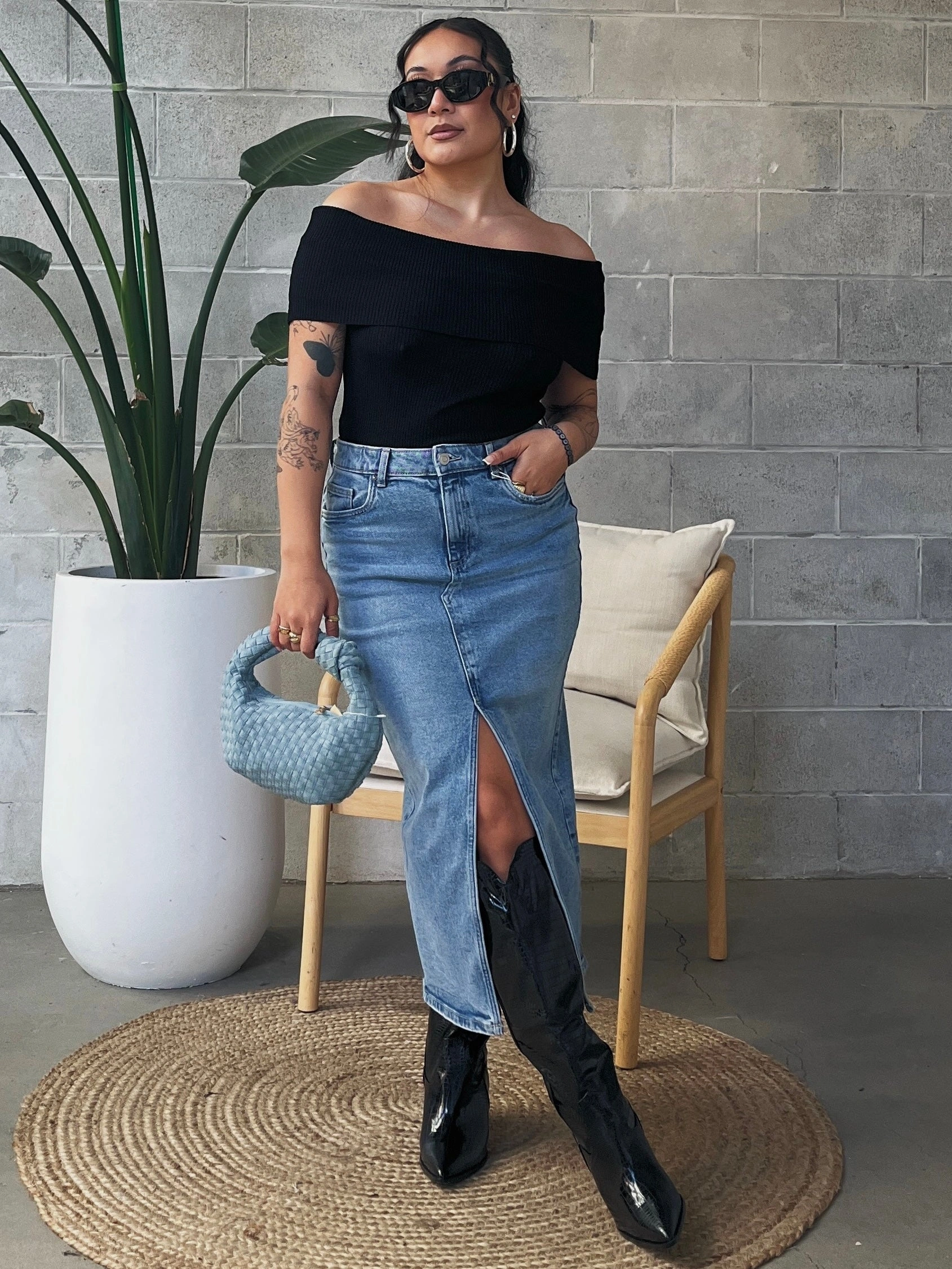 VERO MODA Karter Off-Shoulder Strick-Top: Stilvolle Schulterfreiheit für deinen Look!